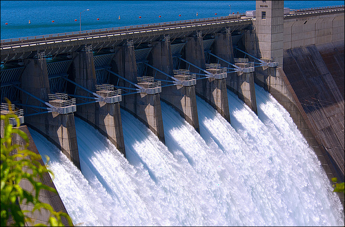 Beaver Lake Dam Flood Gates